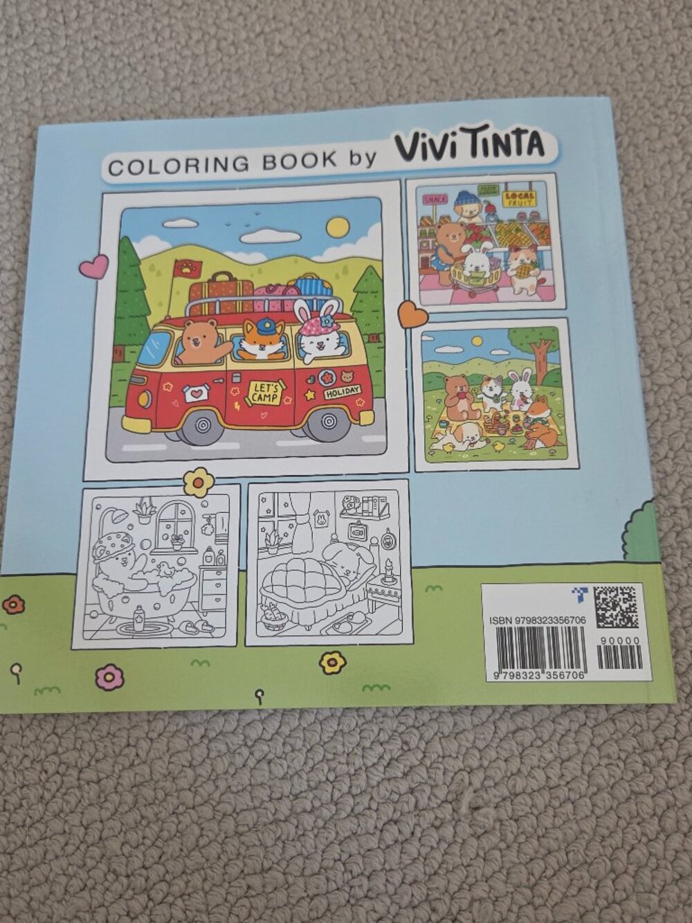 Fuzzy Friends Colouring Book - Picture 5 of 5